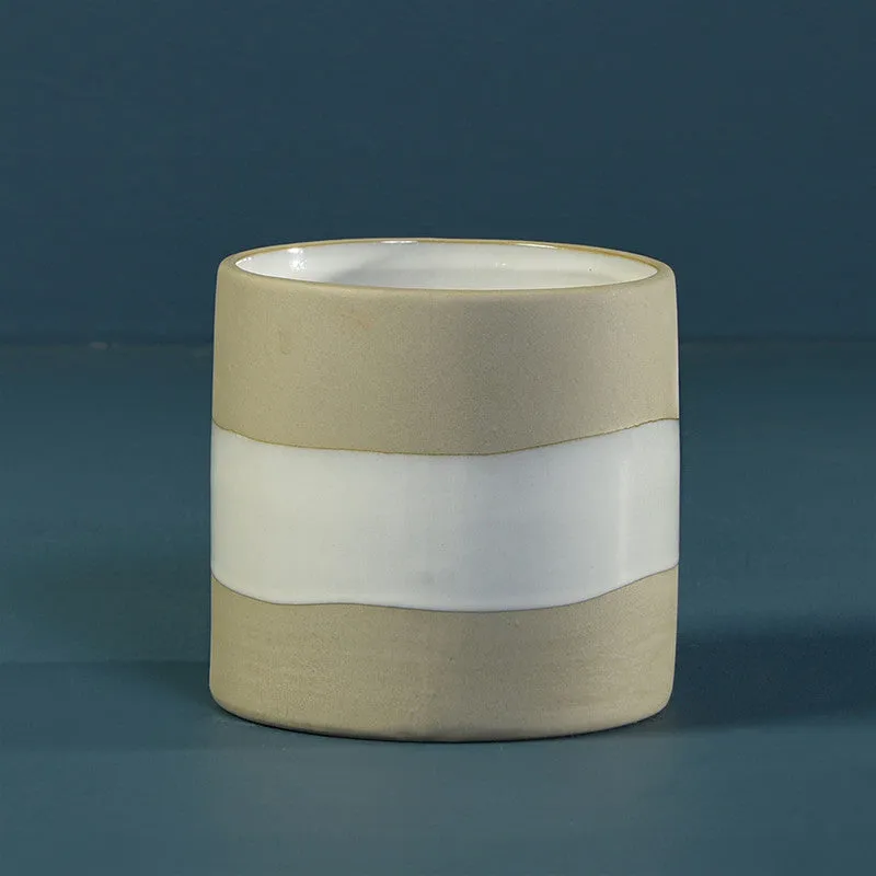 Shore Ceramic Cylinder Vase - Sm