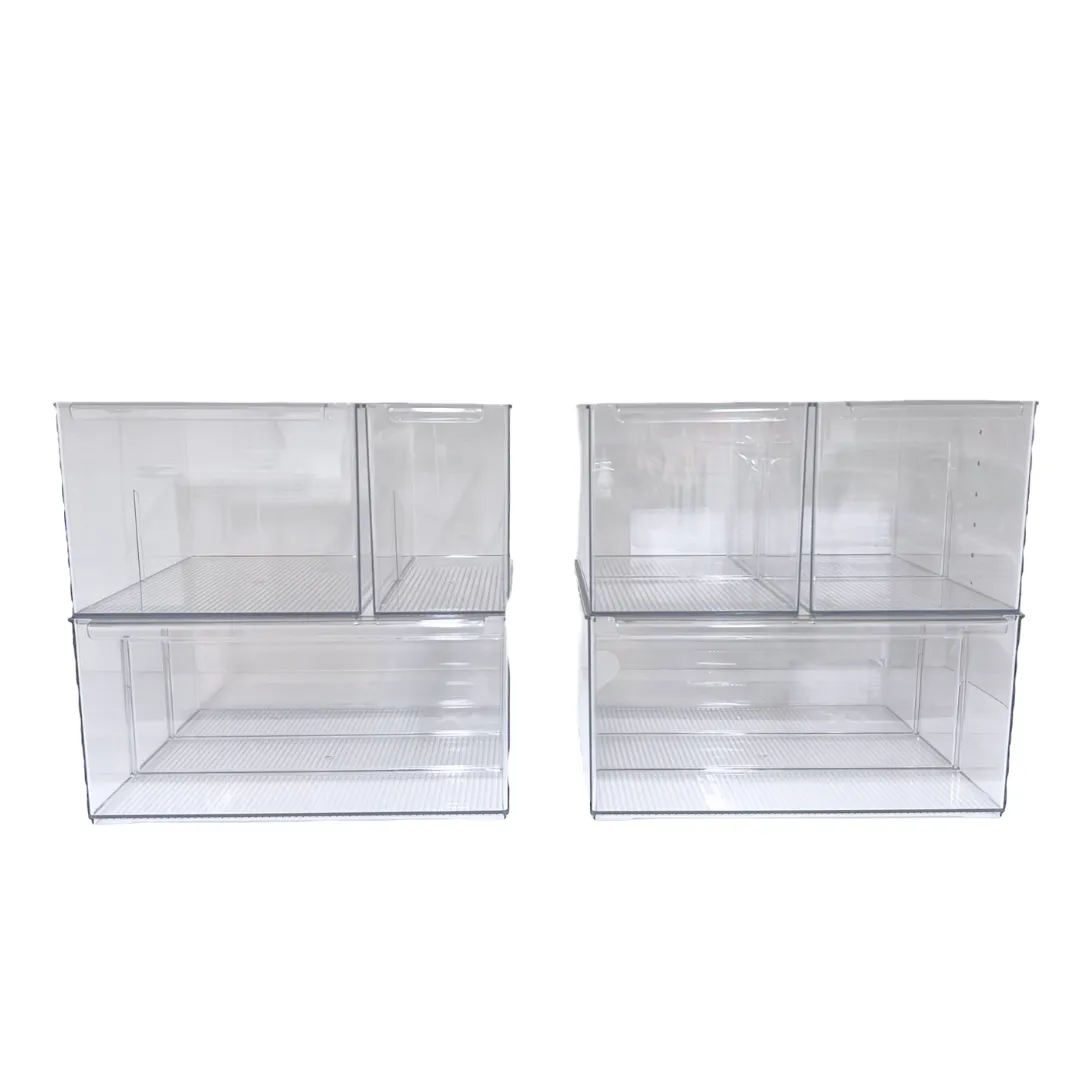 SHORT Stackable Pantry Storage Container 6 Pack