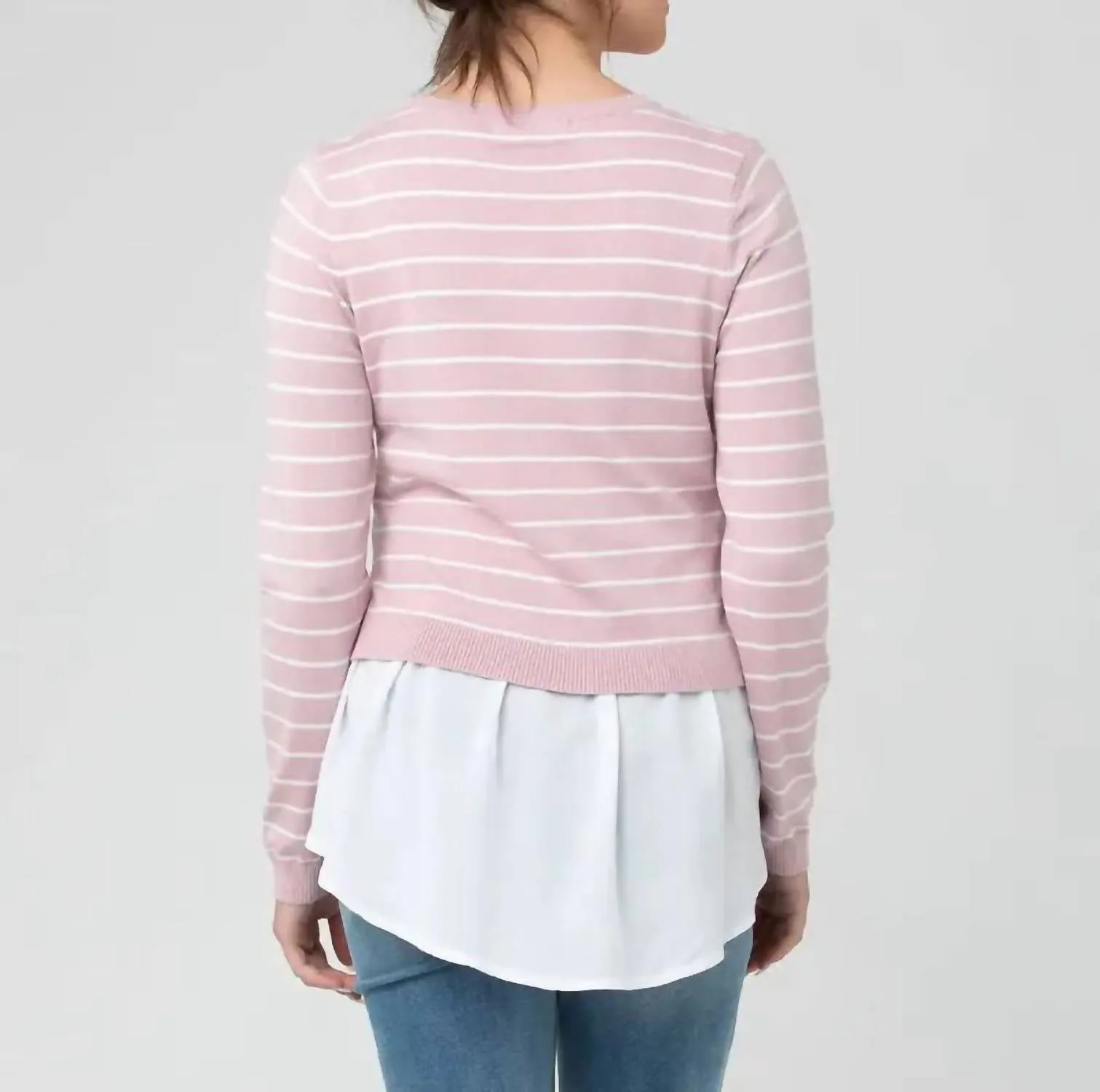 Sia Nursing Knit In Dusty Pink