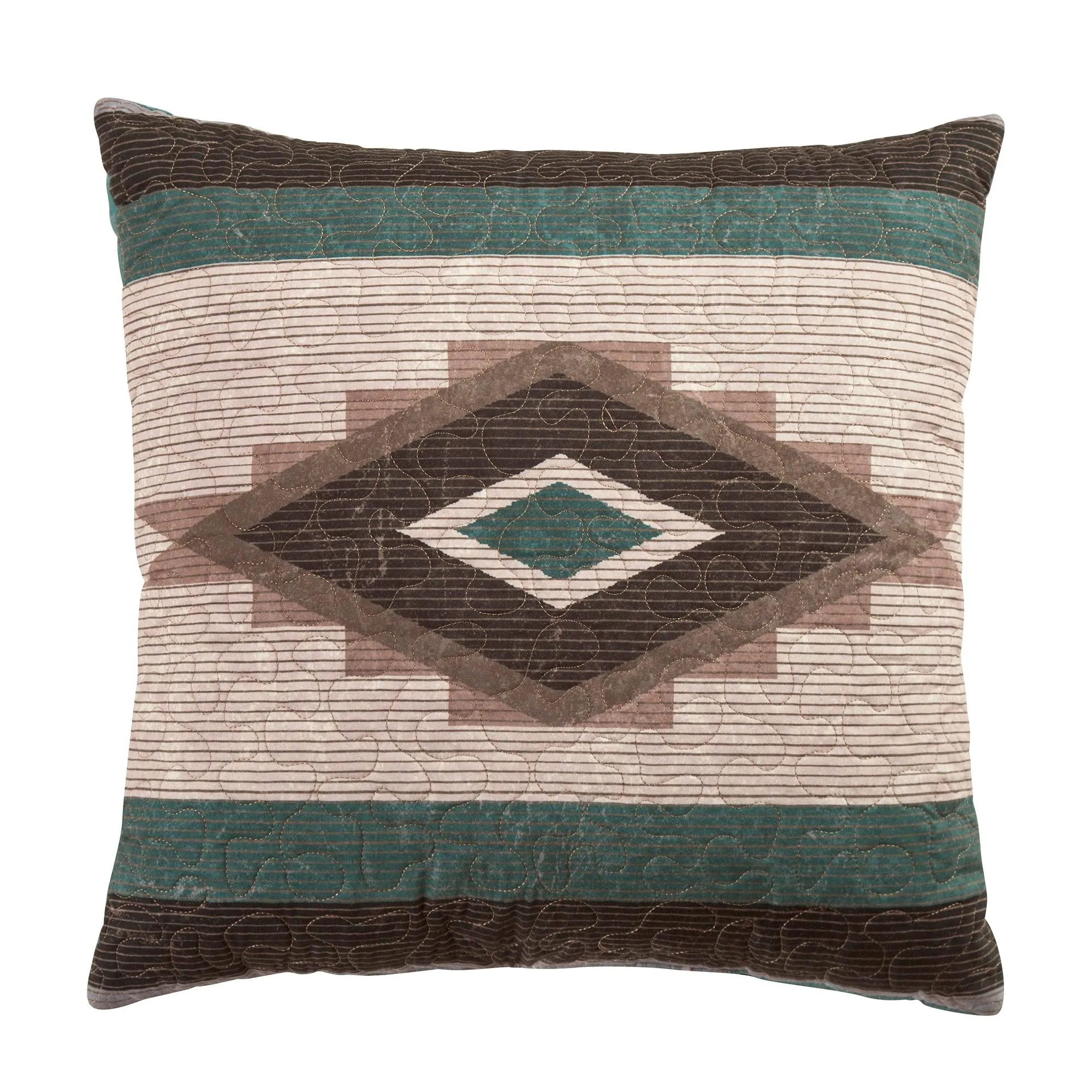 Sierra Vista Quilted Throw Pillow luxury bedding, duvet cover