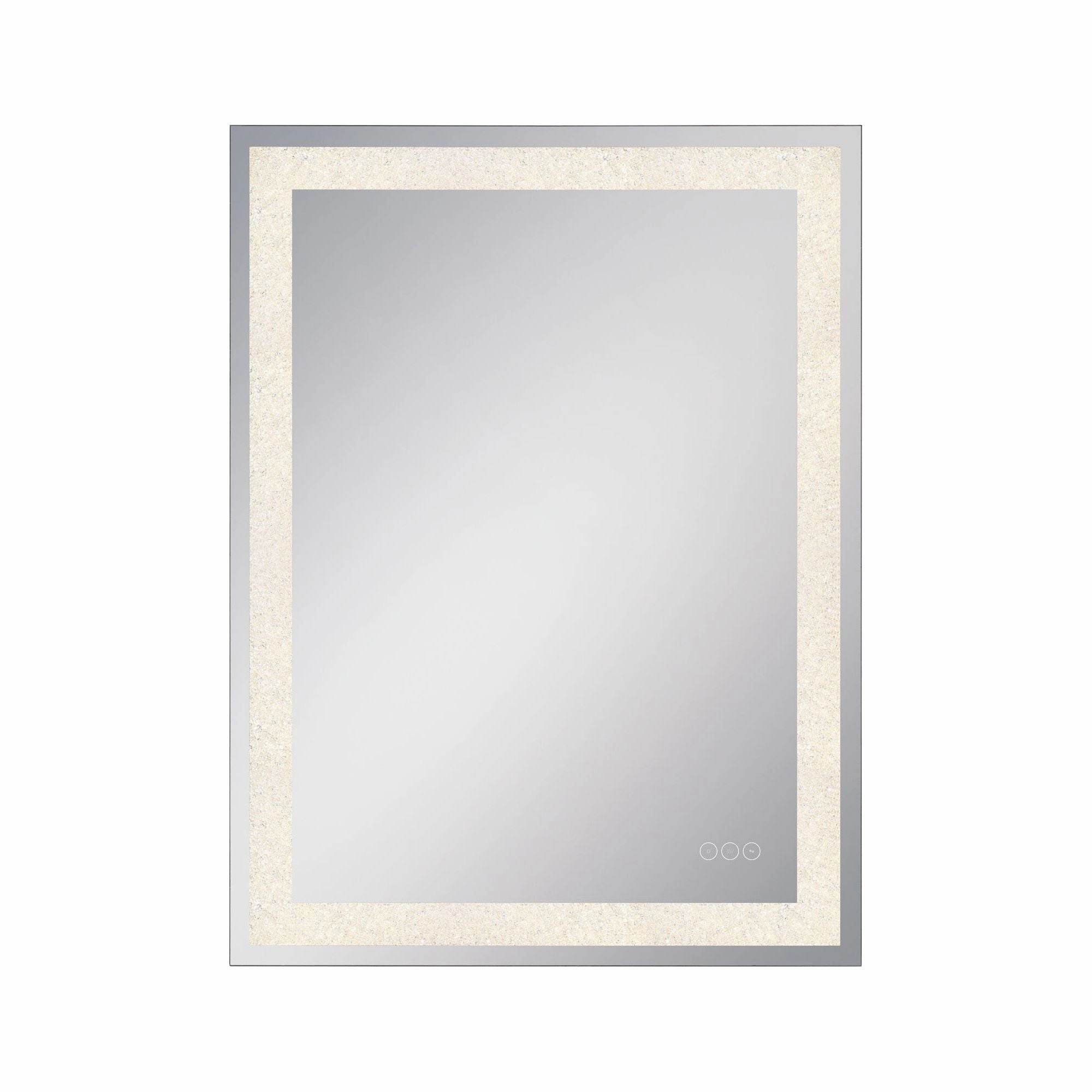 Silvana 23.5x31.5" LED Mirror Wall Decor,modern wall decor set
