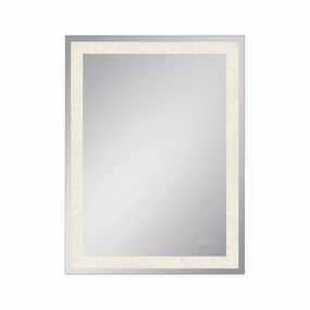 Silvana 23.5x31.5" LED Mirror Wall Decor,modern wall decor set
