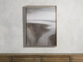Silver River I Framed Print Wall Art,canvas wall art set