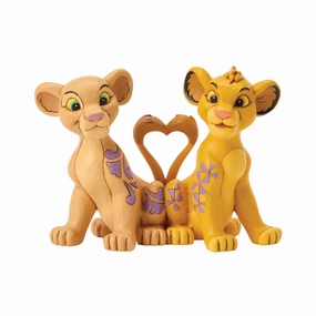 Simba & Nala Heart Tails Decorative Mirror,Wall Mirror