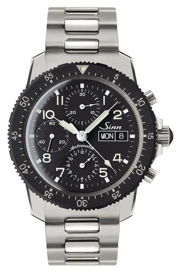 Sinn Watches Sinn 103 St Flieger Chronograph H-Link Bracelet Watch