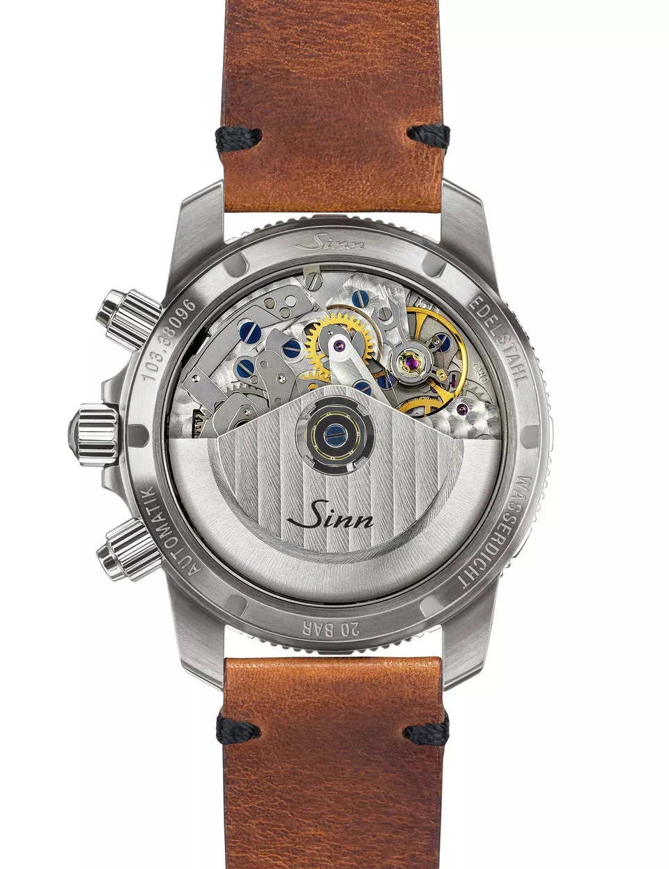 Sinn Watches Sinn 103 St Sa Flieger Chronograph H-Link Bracelet Watch