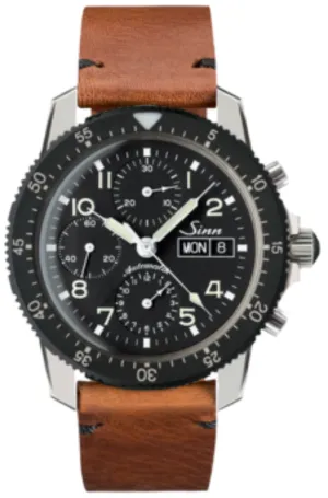 Sinn Watches Sinn 103 St Sa Flieger Chronograph Vintage Cowhide Brown Watch