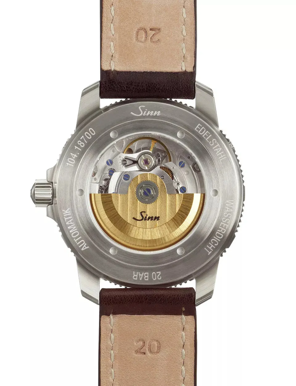 Sinn Watches Sinn 104 St Sa A Vintage Cowhide Watch