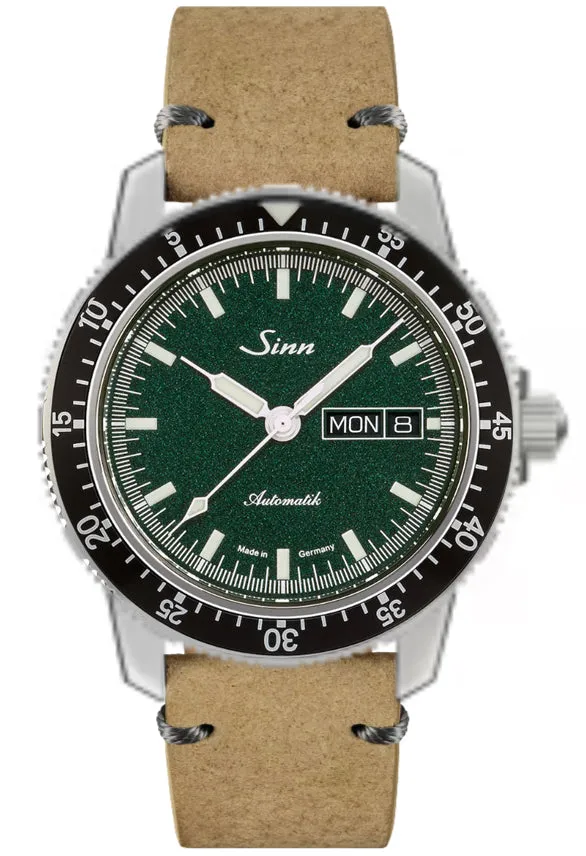 Sinn Watches Sinn 104 St Sa I MG Sand Nubuck Boar Leather Watch