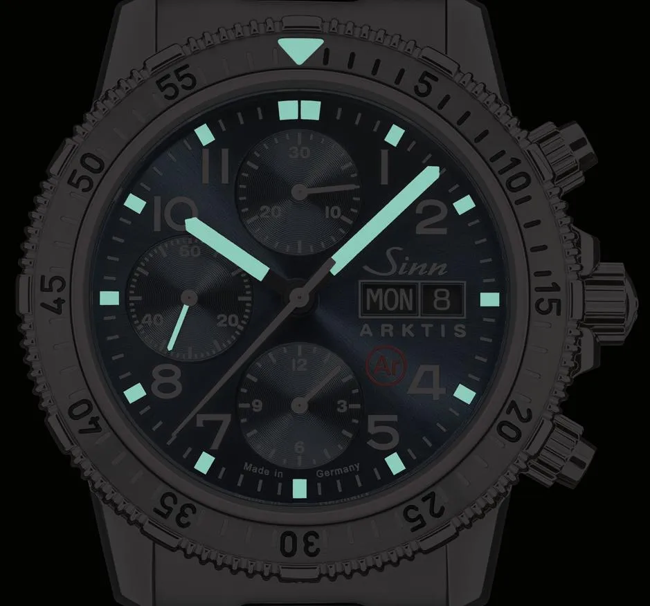 Sinn Watches Sinn 206 Arktis II Alligator Blue Watch