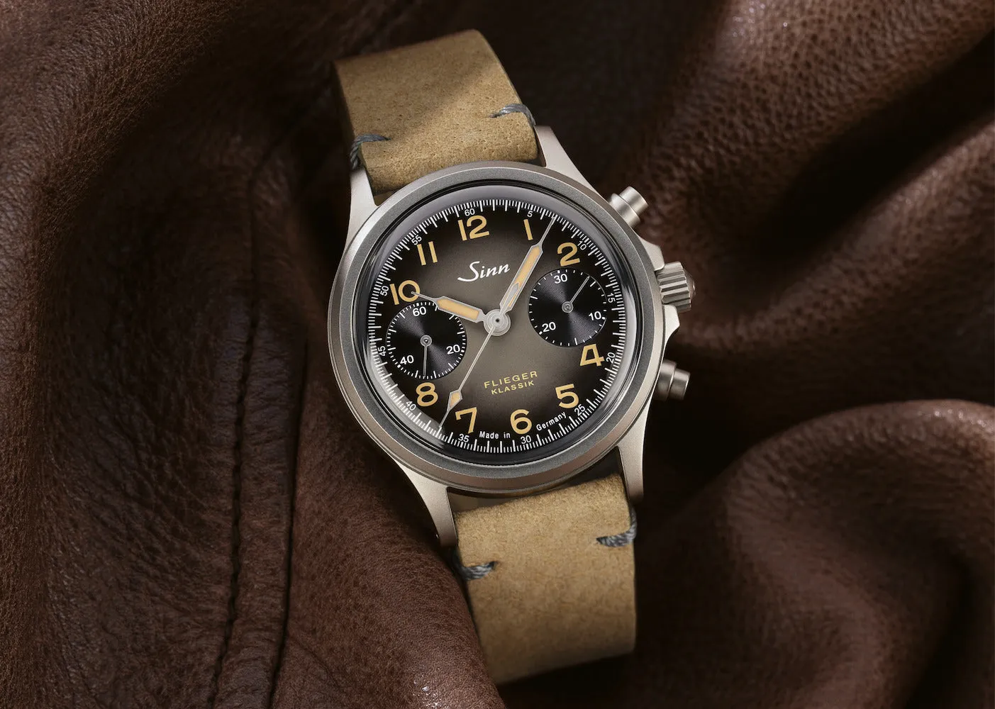 Sinn Watches Sinn 356 Pilot Classic AS E Leather Watch