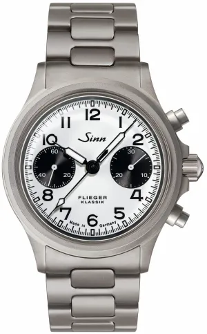 Sinn Watches Sinn 356 Pilot Classic W H-Link Bracelet Watch