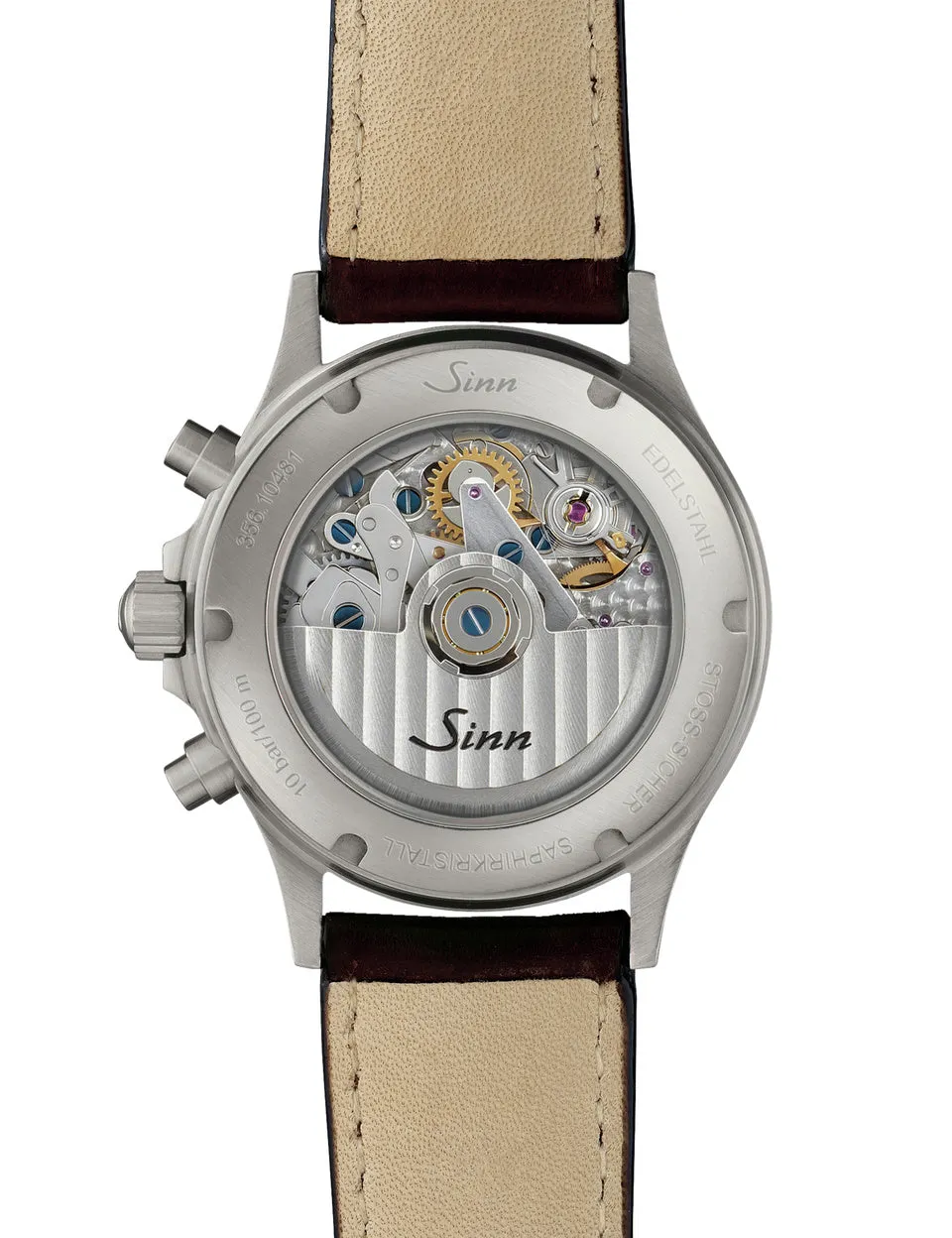 Sinn Watches Sinn 356 Sa Pilot II Fine Link Bracelet Watch