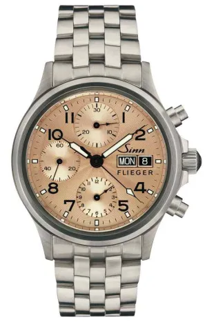 Sinn Watches Sinn 356 Sa Pilot II Fine Link Bracelet Watch