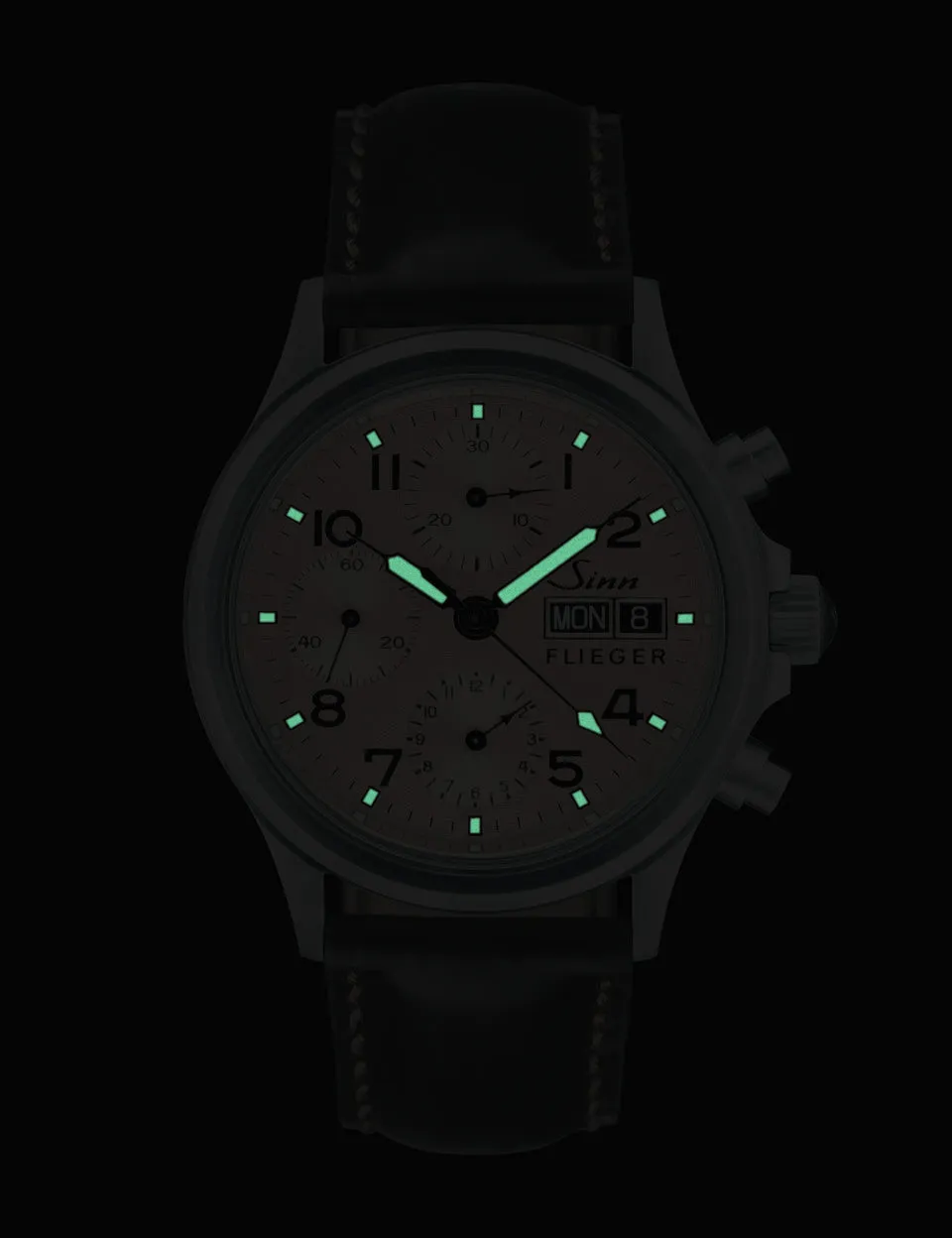 Sinn Watches Sinn 356 Sa Pilot II Fine Link Bracelet Watch