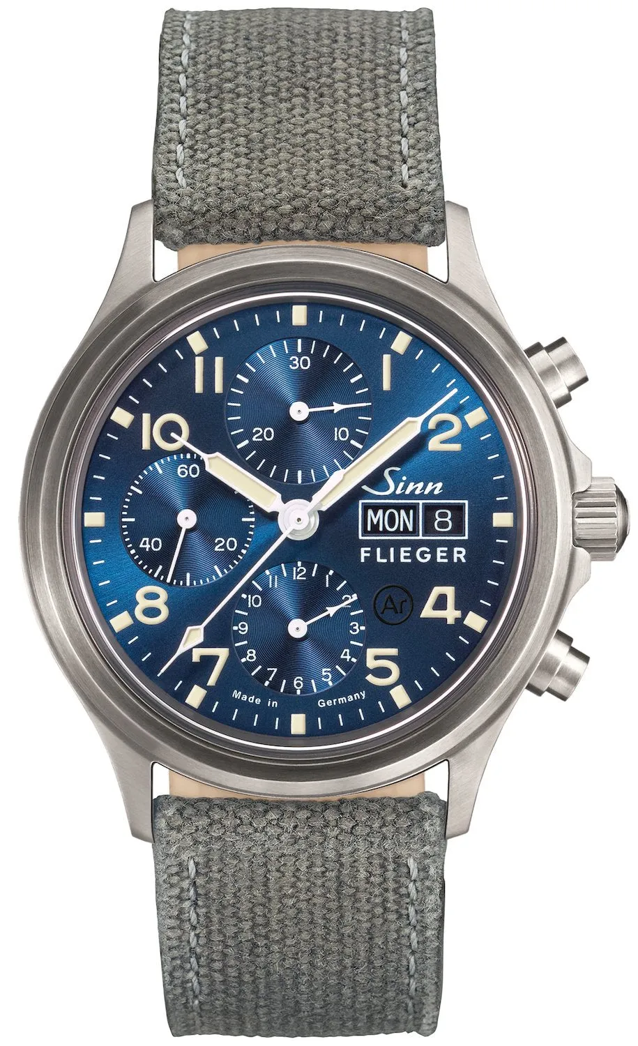Sinn Watches Sinn 358 Sa Pilot B E Canvas Grey Watch