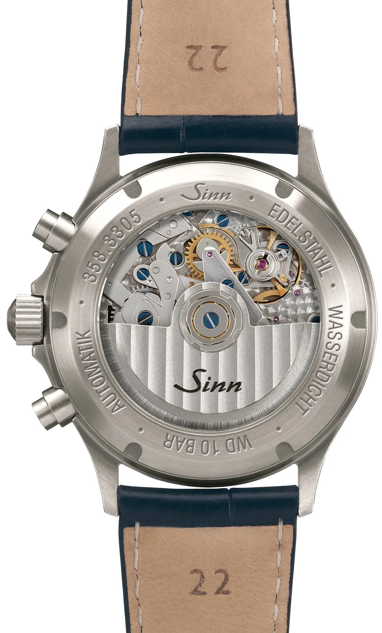 Sinn Watches Sinn 358 Sa Pilot DS Canvas Beige Watch