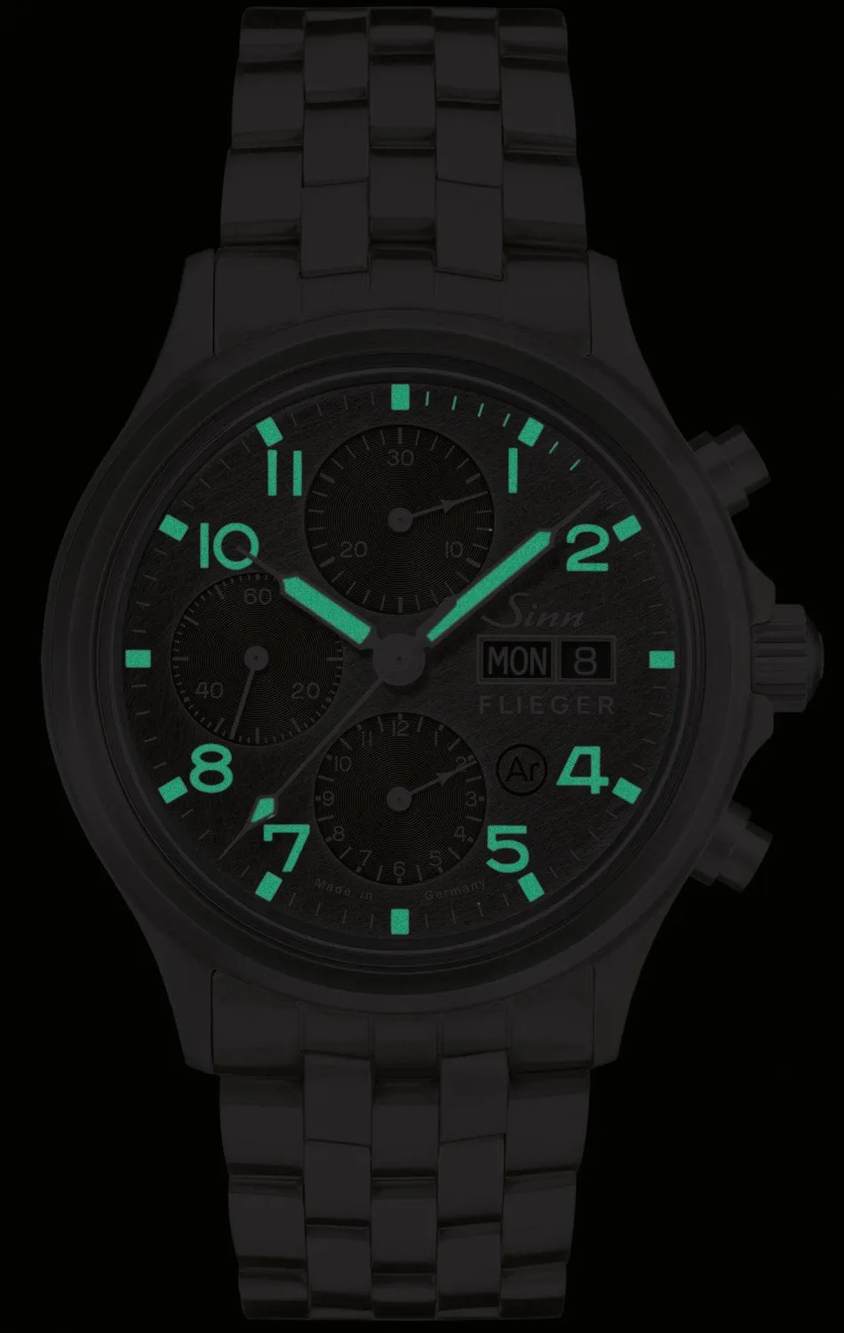 Sinn Watches Sinn 358 Sa Pilot DS Canvas Beige Watch