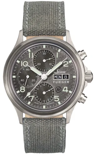 Sinn Watches Sinn 358 Sa Pilot DS Canvas Grey Watch