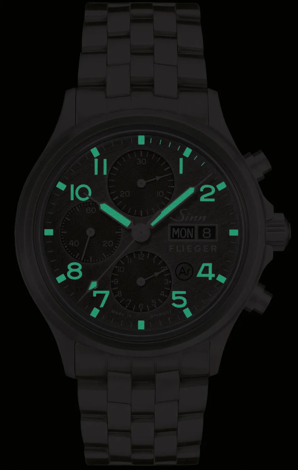 Sinn Watches Sinn 358 Sa Pilot DS Canvas Grey Watch