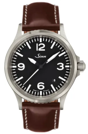 Sinn Watches Sinn 556 A Leather Russia Mocha With White Stitch Watch