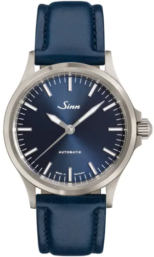 Sinn Watches Sinn 556 I B Blue Cowhide Strap Watch