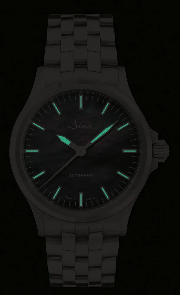 Sinn Watches Sinn 556 I Mother of Pearl S Fine Link Bracelet Watch