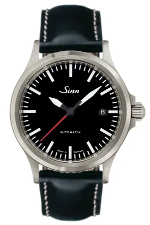 Sinn Watches Sinn 556 I RS Cowhide Black Contrasting Seam White Watch