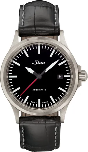 Sinn Watches Sinn 556 I RS Leather Black Cowhide Alligator Watch