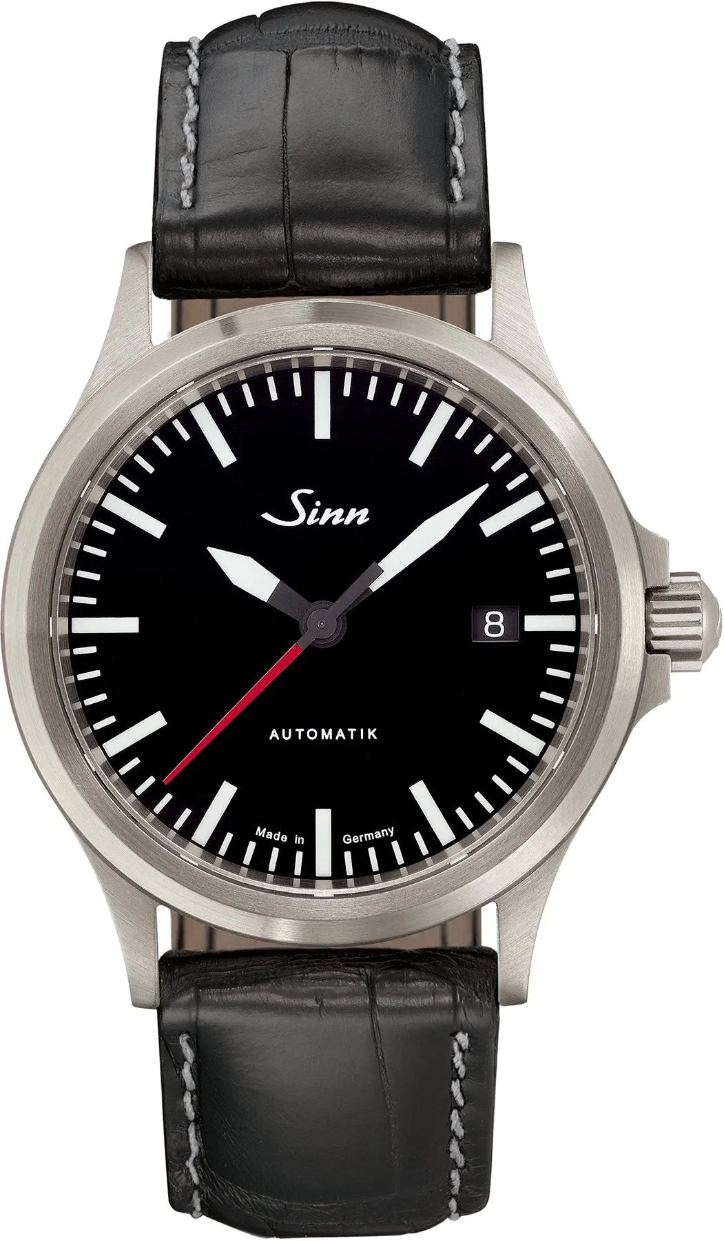Sinn Watches Sinn 556 I RS Leather Black Cowhide Alligator Watch