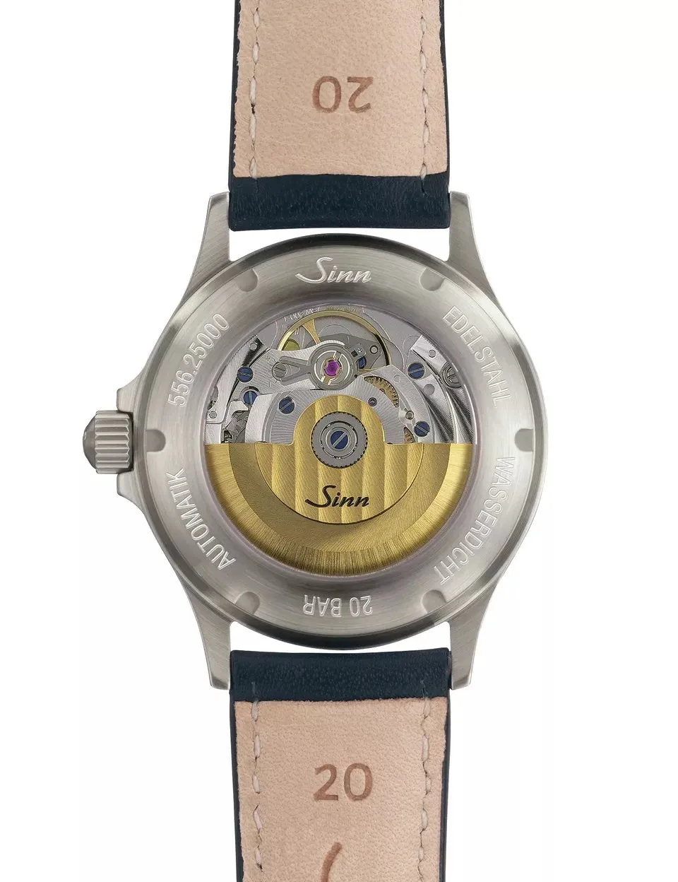 Sinn Watches Sinn 556 I RS Leather Black Vintage Cowhide Watch