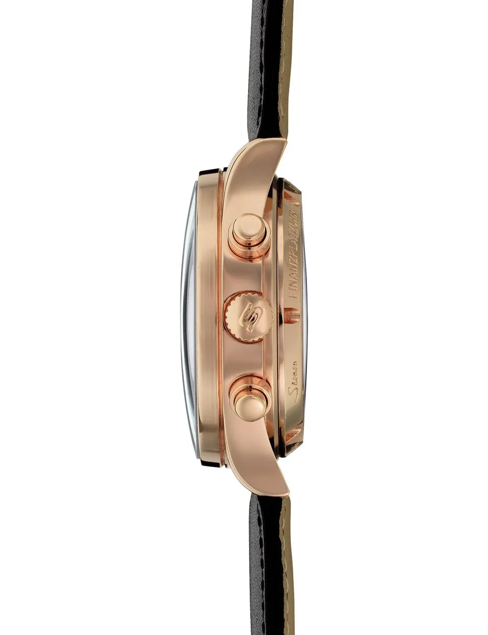 Sinn Watches Sinn 6000 Finance Center Rose Gold Leather Watch