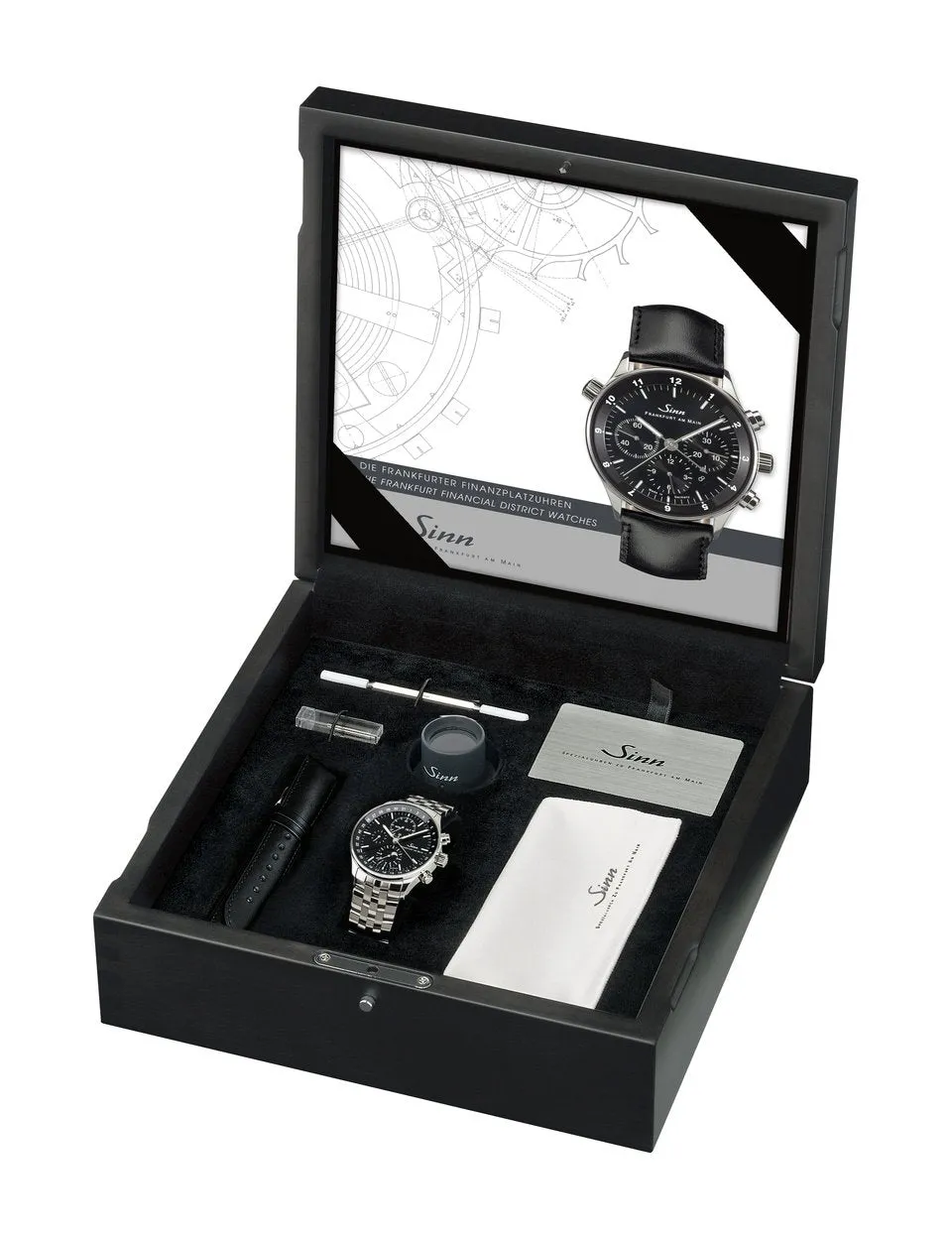 Sinn Watches Sinn 6012 Frankfurt Financial District Fine Link Bracelet Watch