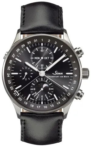 Sinn Watches Sinn 6012 Frankfurt Financial District Leather Black Watch