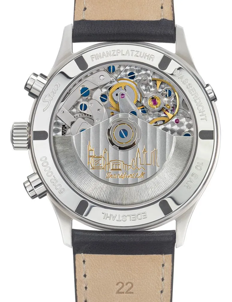 Sinn Watches Sinn 6012 Frankfurt Financial District Leather Black Watch
