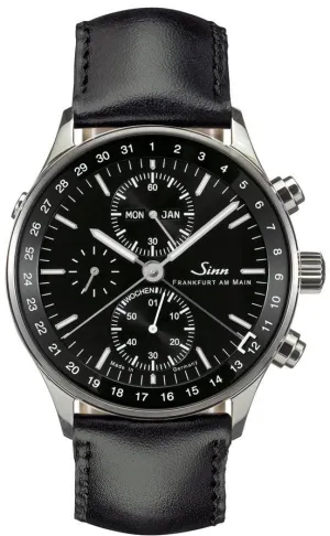 Sinn Watches Sinn 6052 Finance District Bracelet-Leather Watch