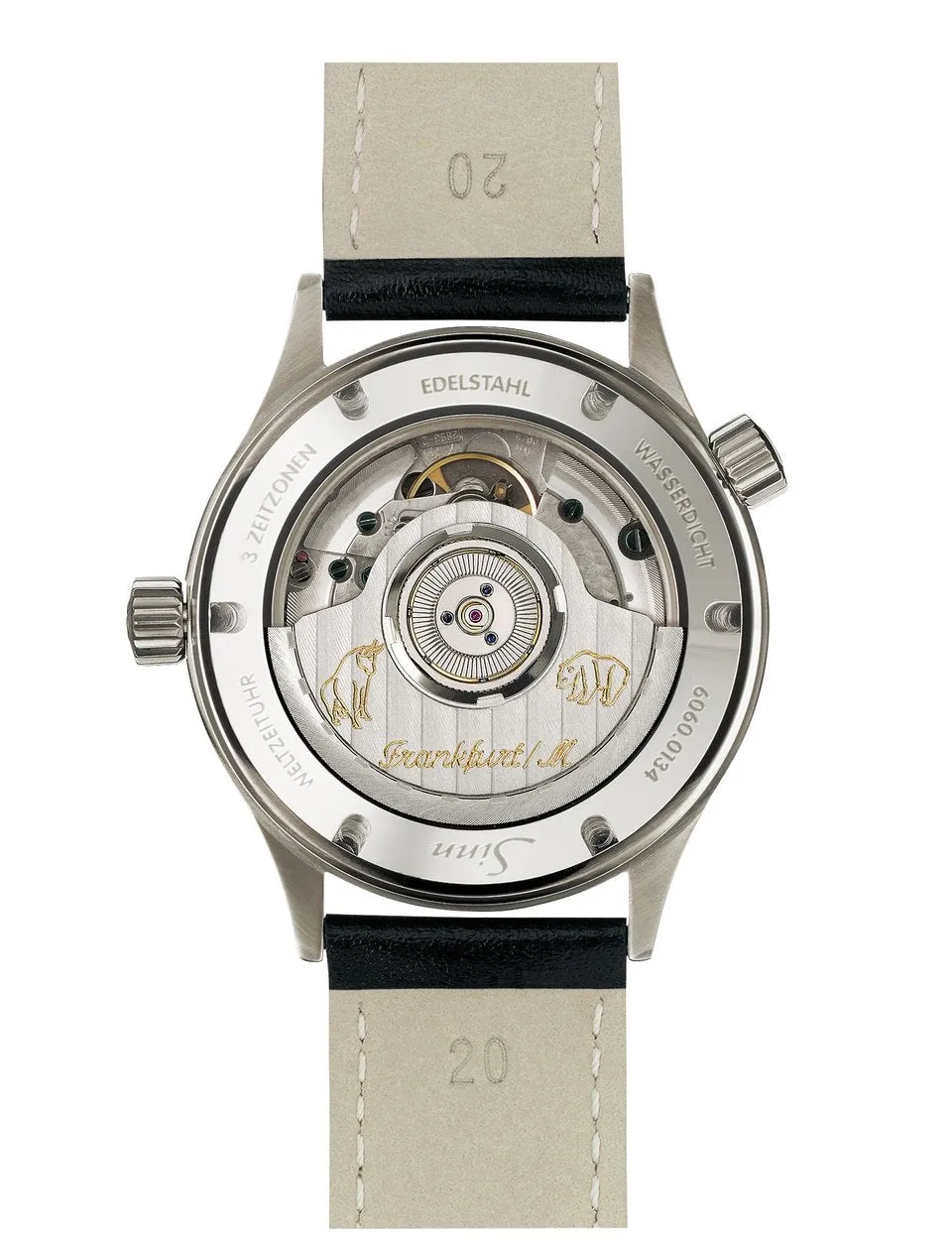 Sinn Watches Sinn 6060 Finance District Bracelet-Leather Watch