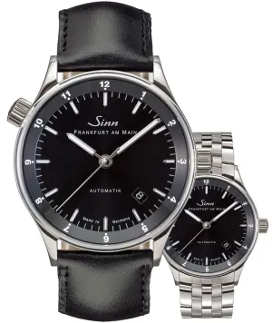 Sinn Watches Sinn 6068 Frankfurt Financial District Bracelet-Leather Watch