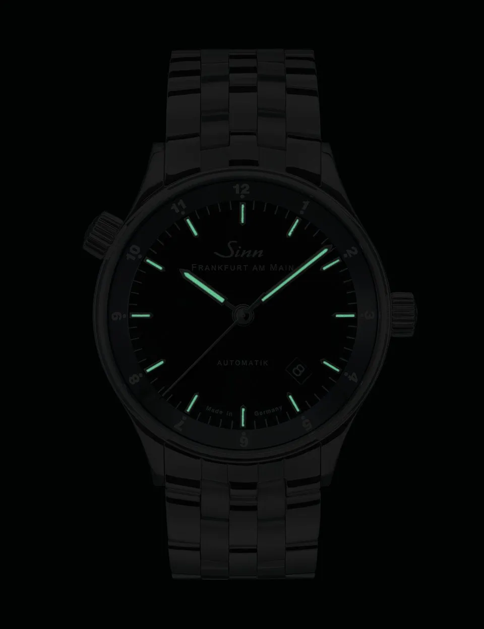 Sinn Watches Sinn 6068 Frankfurt Financial District Bracelet-Leather Watch