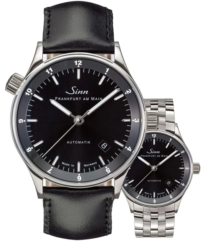Sinn Watches Sinn 6068 Frankfurt Financial District Bracelet-Leather Watch