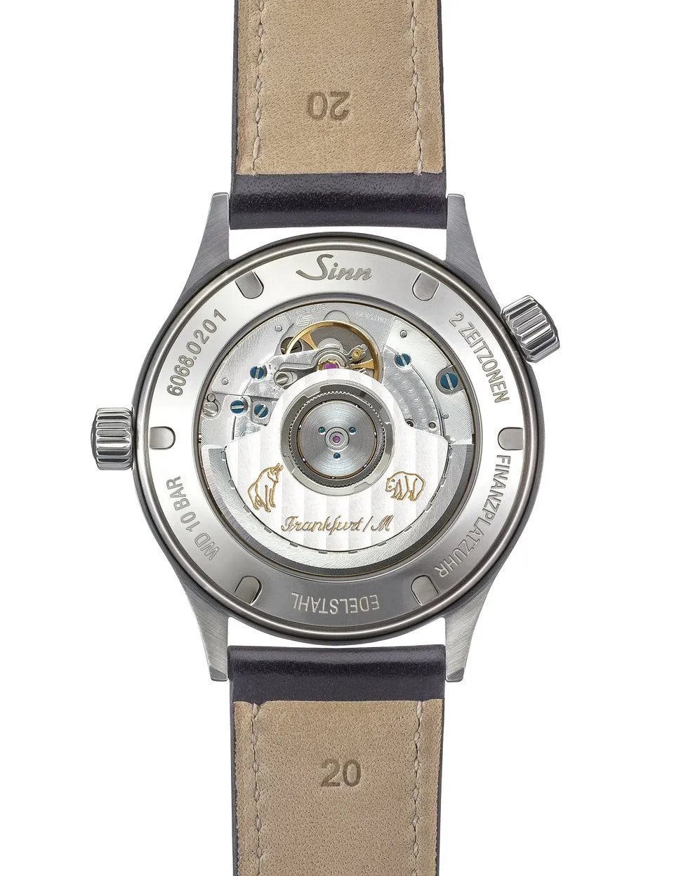 Sinn Watches Sinn 6068 Frankfurt Financial District Bracelet-Leather Watch