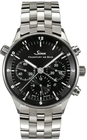 Sinn Watches Sinn 6099 Finance District Bracelet-Leather Watch