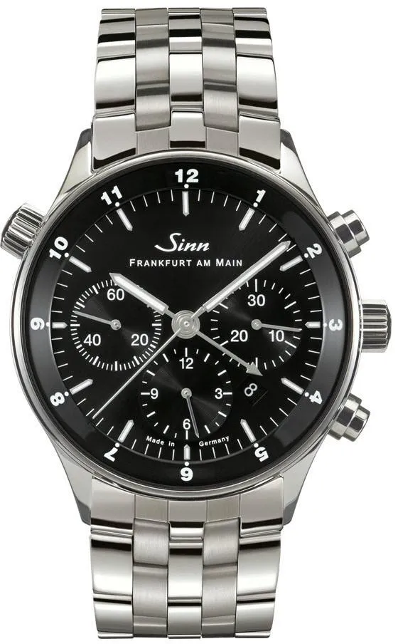 Sinn Watches Sinn 6099 Finance District Bracelet-Leather Watch