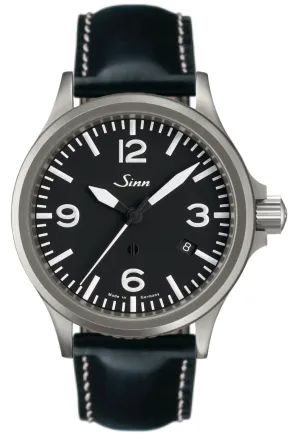 Sinn Watches Sinn 856 Leather With White Stitching Watch