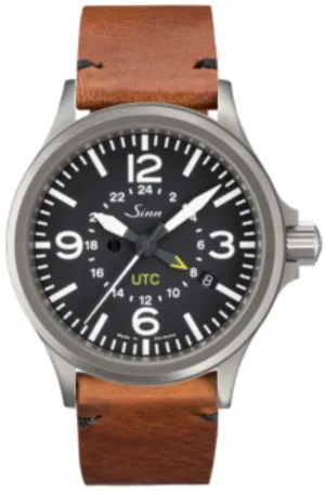 Sinn Watches Sinn 856 UTC Vintage Cowhide Brown Watch