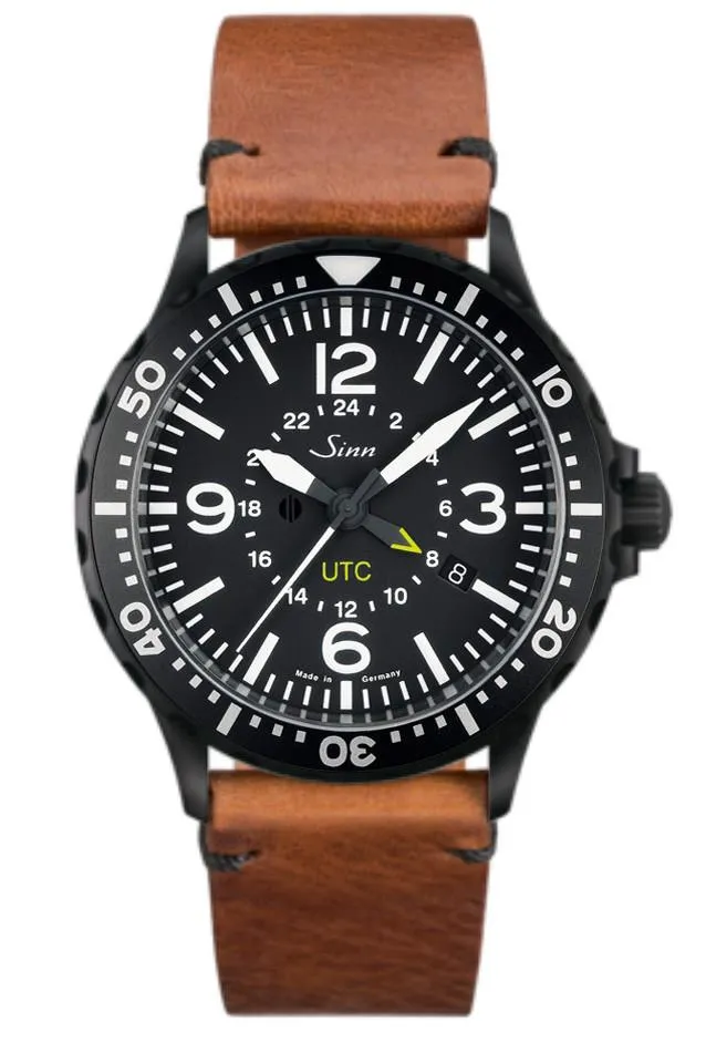 Sinn Watches Sinn 857 S UTC Vintage Leather Watch