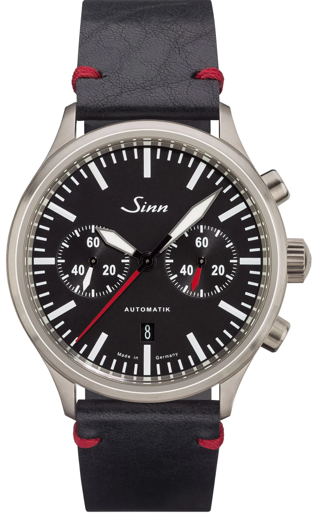 Sinn Watches Sinn 936 Black Leather Watch