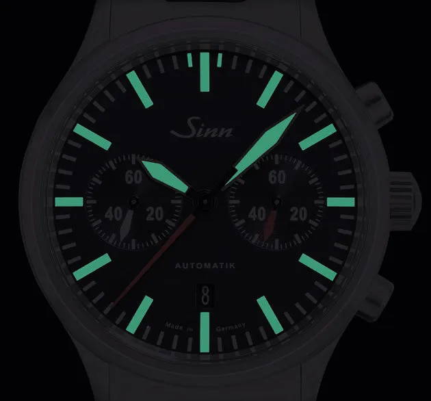 Sinn Watches Sinn 936 Black Leather Watch