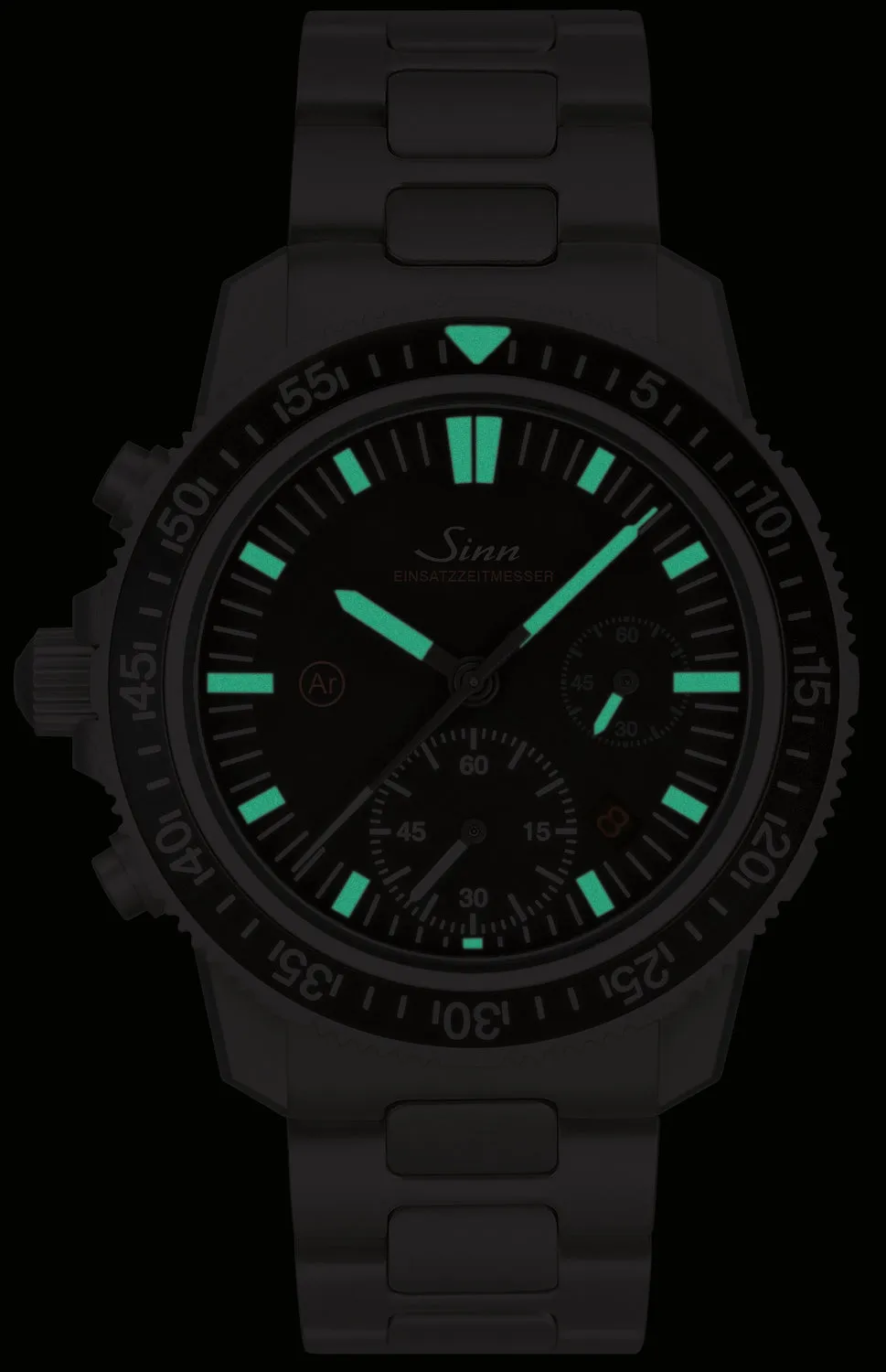 Sinn Watches Sinn EZM 13.1 Silicone Strap Pin Buckle Watch