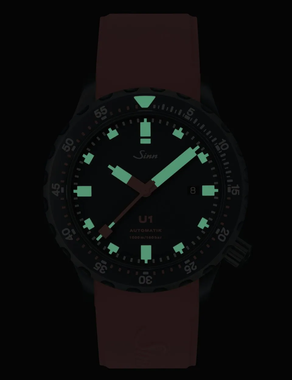 Sinn Watches Sinn U1 S Silicone Black Watch